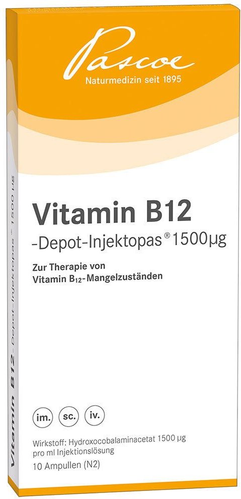 Vitamin B12 Depot Inj. 1500 µg Injektionslösung 10x1 ml