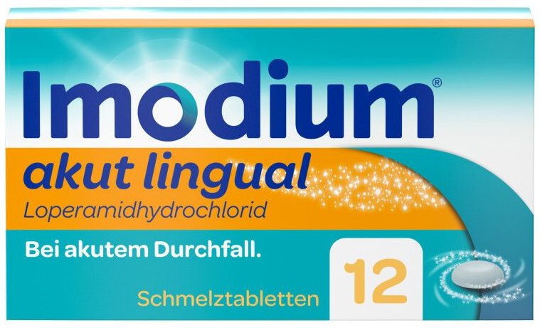 Imodium akut lingual Schmelztabletten 12 St
