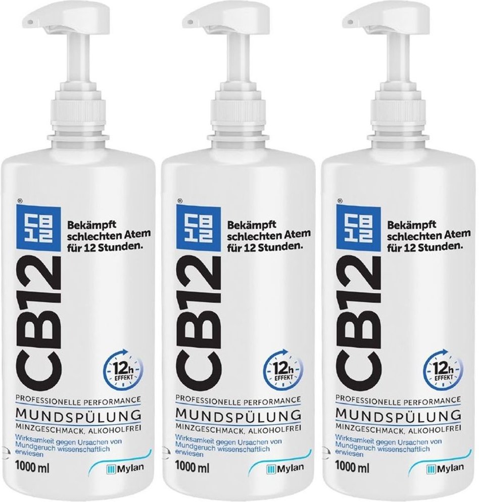 Cb12 Mund Spüllösung x3 3x1000 ml Mundwasser