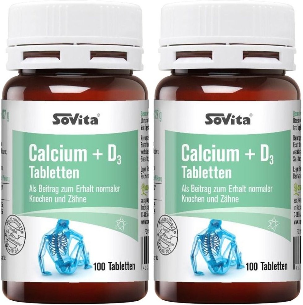 Sovita Care Calcium+D3 Tabletten 2x 2x100 St