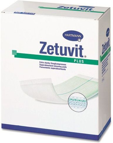 Zetuvit Plus extrastarke Saugkompr.steril 20x25 cm 10 St Kompressen