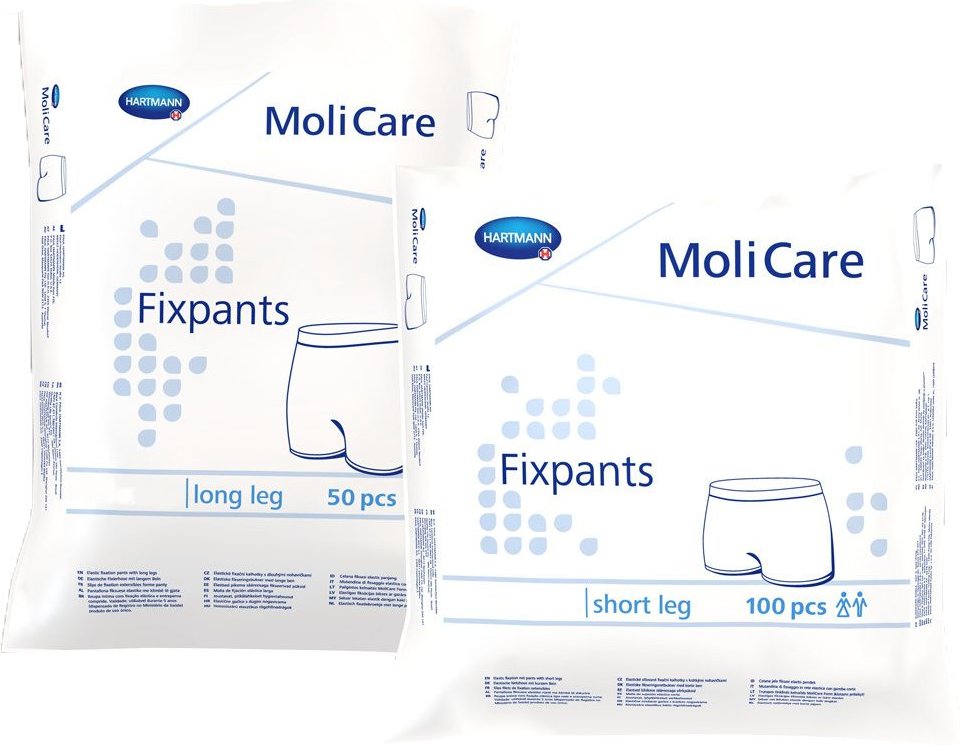 Molicare Fixpants short leg Gr.XL 100 St Fixierhosen