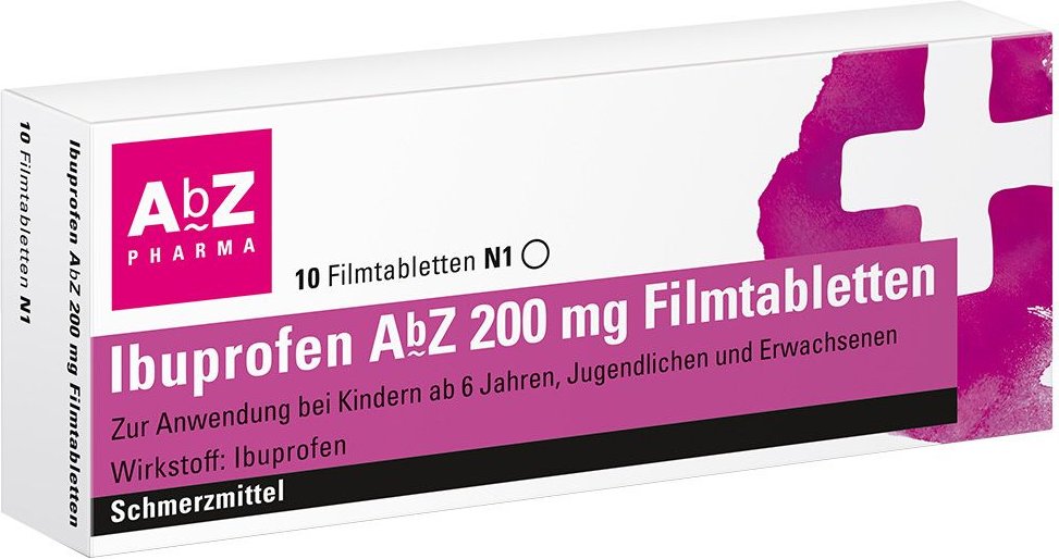 Ibuprofen AbZ 200 mg Filmtabletten