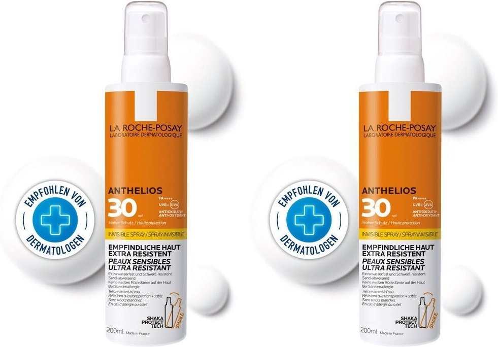 Roche-Posay Anthelios Invisible Spray LSF 30 2x 2x200 ml