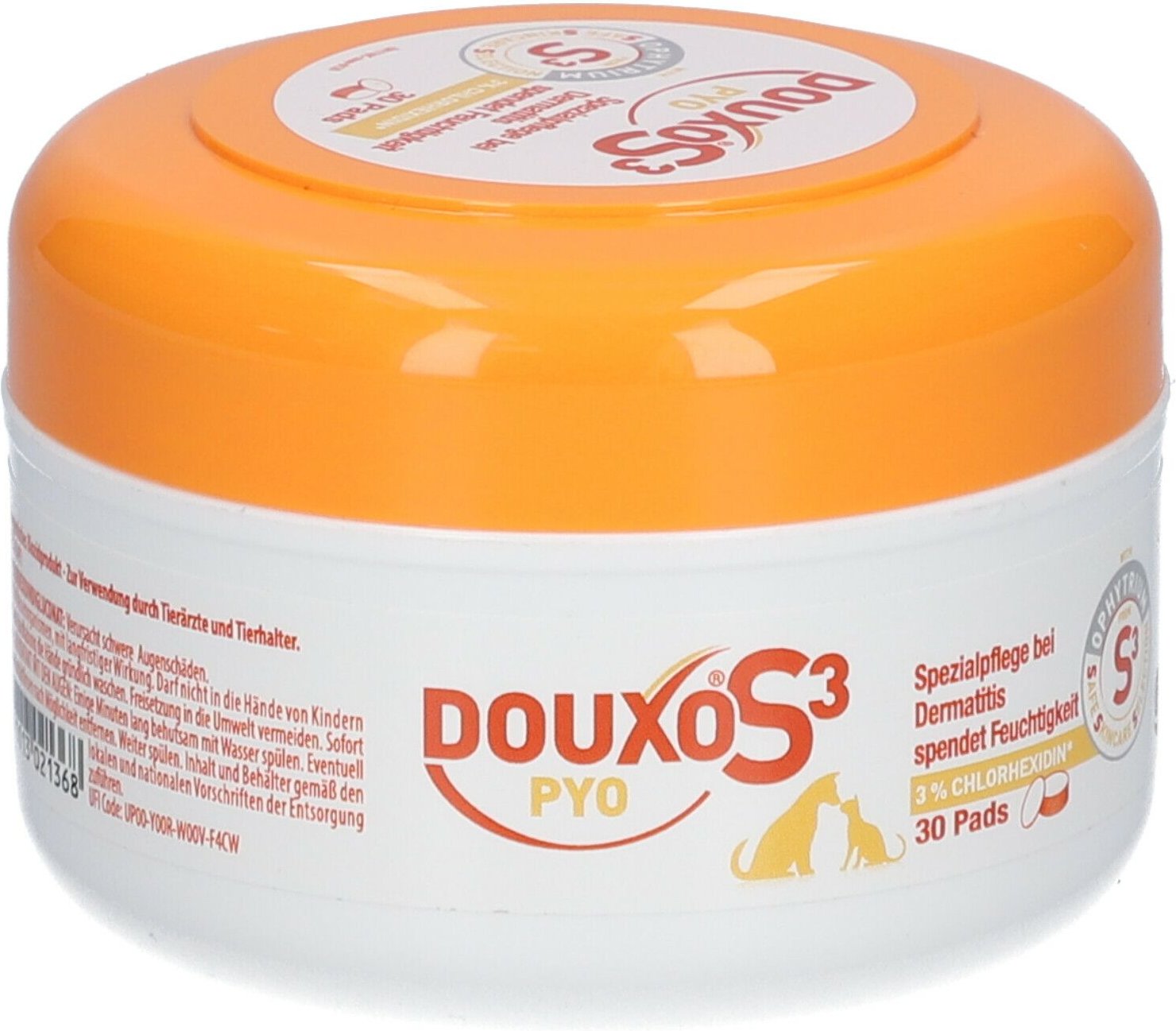 Douxo S3 PYO Pads f.Hunde/Katzen 30 St Tücher