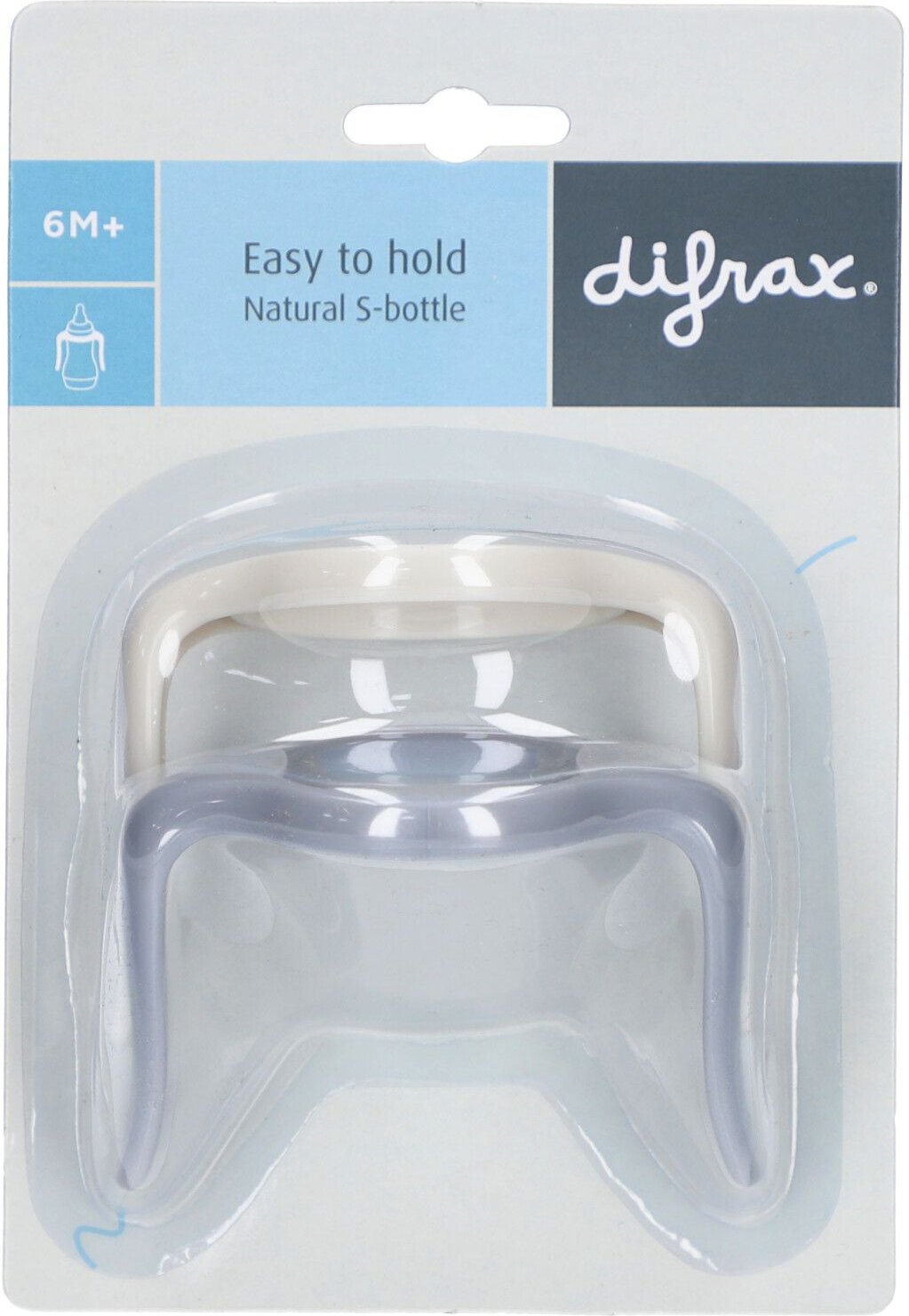 Difrax Handgreep voor Zuigfles S Natural Groot+Klein 2 St Zubehör