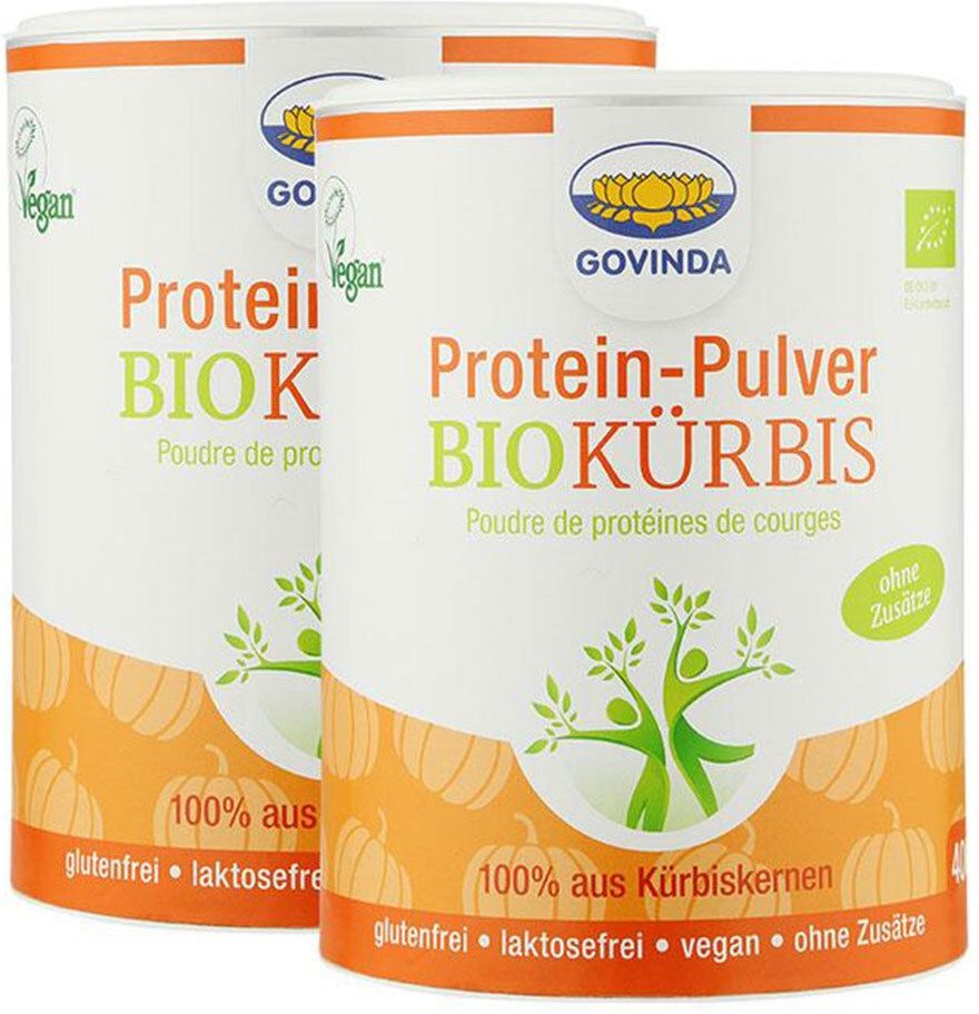 Govinda Bio Proteinpulver Biokürbis 2x400 g Pulver