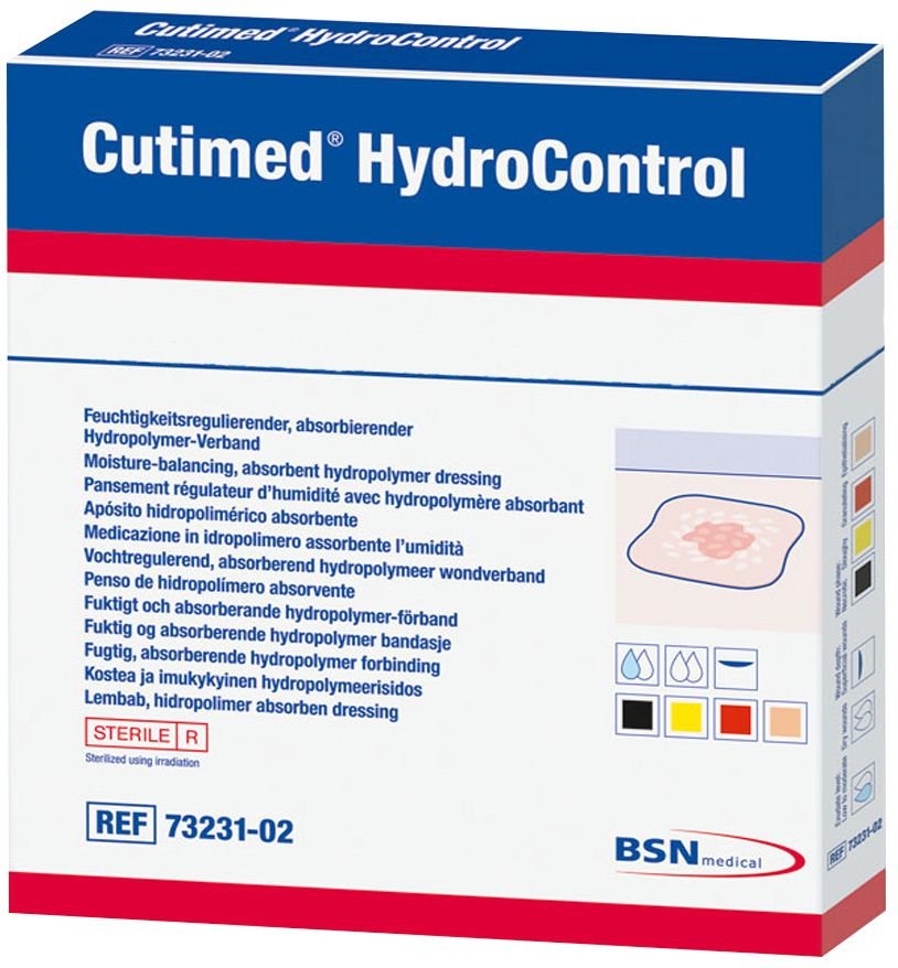 Cutimed HydroControl Kompressen 15x15 cm 5 St