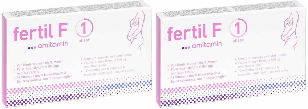 Amitamin Fertil F Phase 1 x2 2x30 St Kapseln