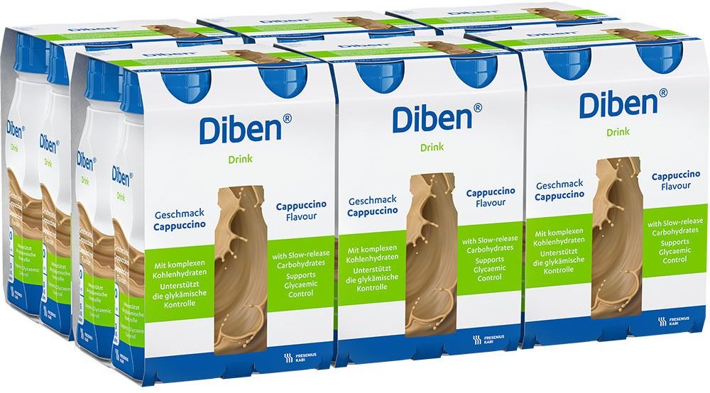 Thumbnail - Diben Drink Cappuccino 1.5 kcal/ml Trinkflasche 24x200 ml Flüssigkeit
