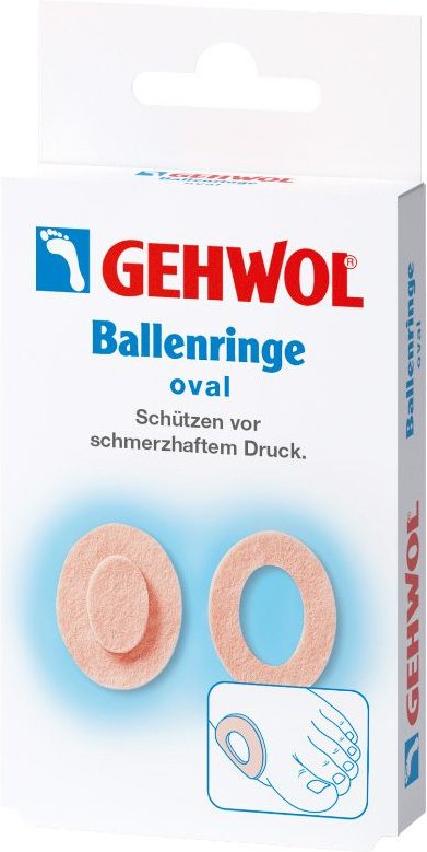 Gehwol Ballenringe oval 6 St Pflaster