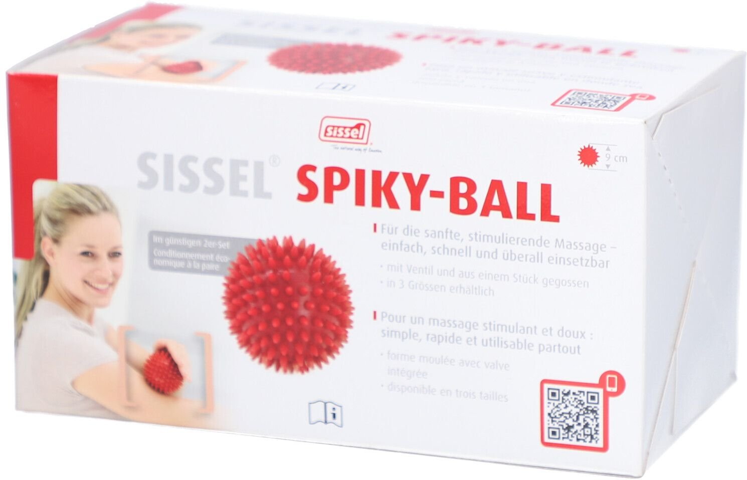 Sissel Igelbälle 9cm rot 2 Stk St