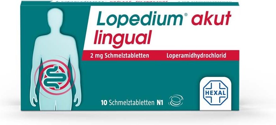 Lopedium akut lingual 2 mg Schmelztabletten