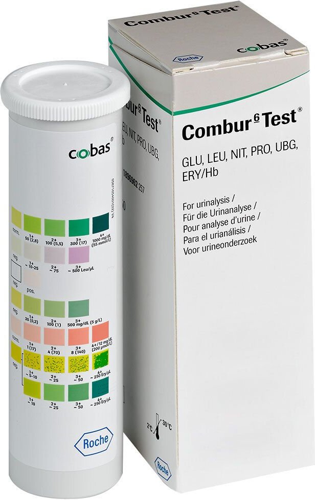 Thumbnail - Combur 6 Test Teststreifen 50 St