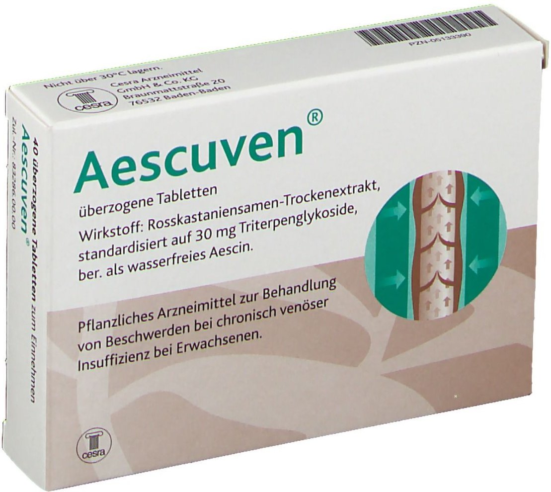Thumbnail - Aescuven überzogene Tabletten 40 St Überzogene