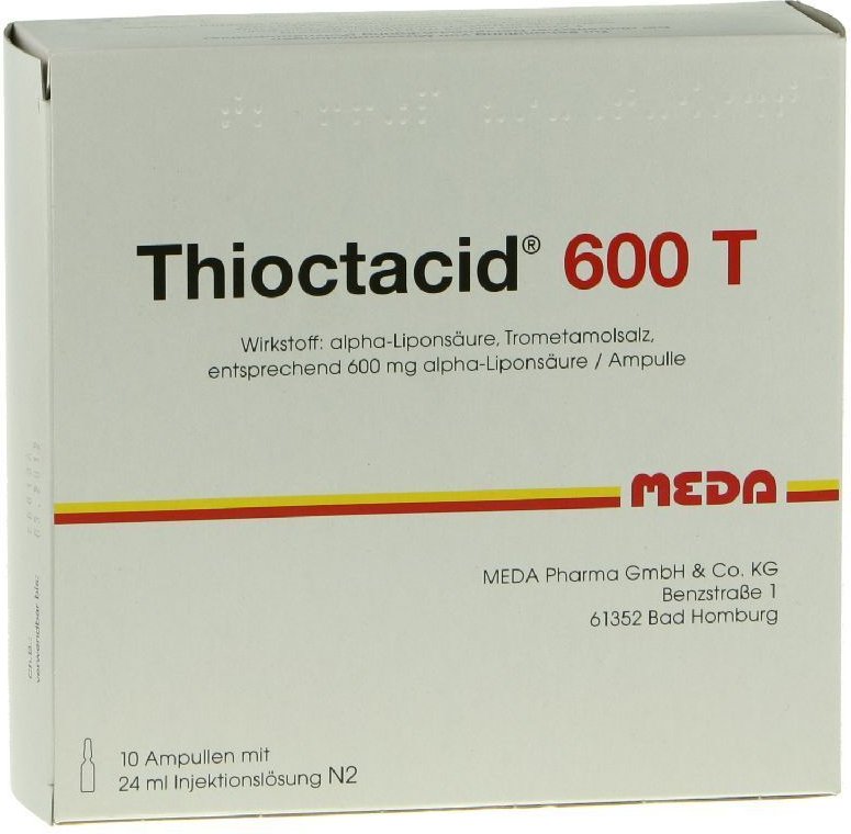 Thioctacid 600 T Injektionslösung 10x24 ml
