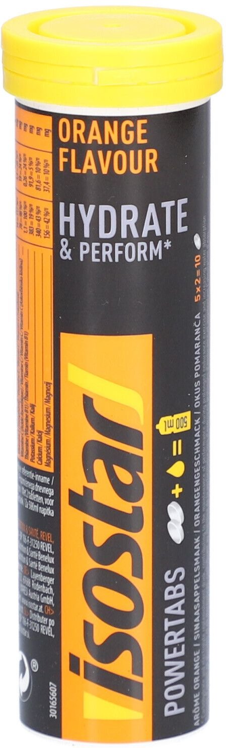 Isostar Powertabs Fast Hydration Orange Brausetab. 120 g Brausetabletten