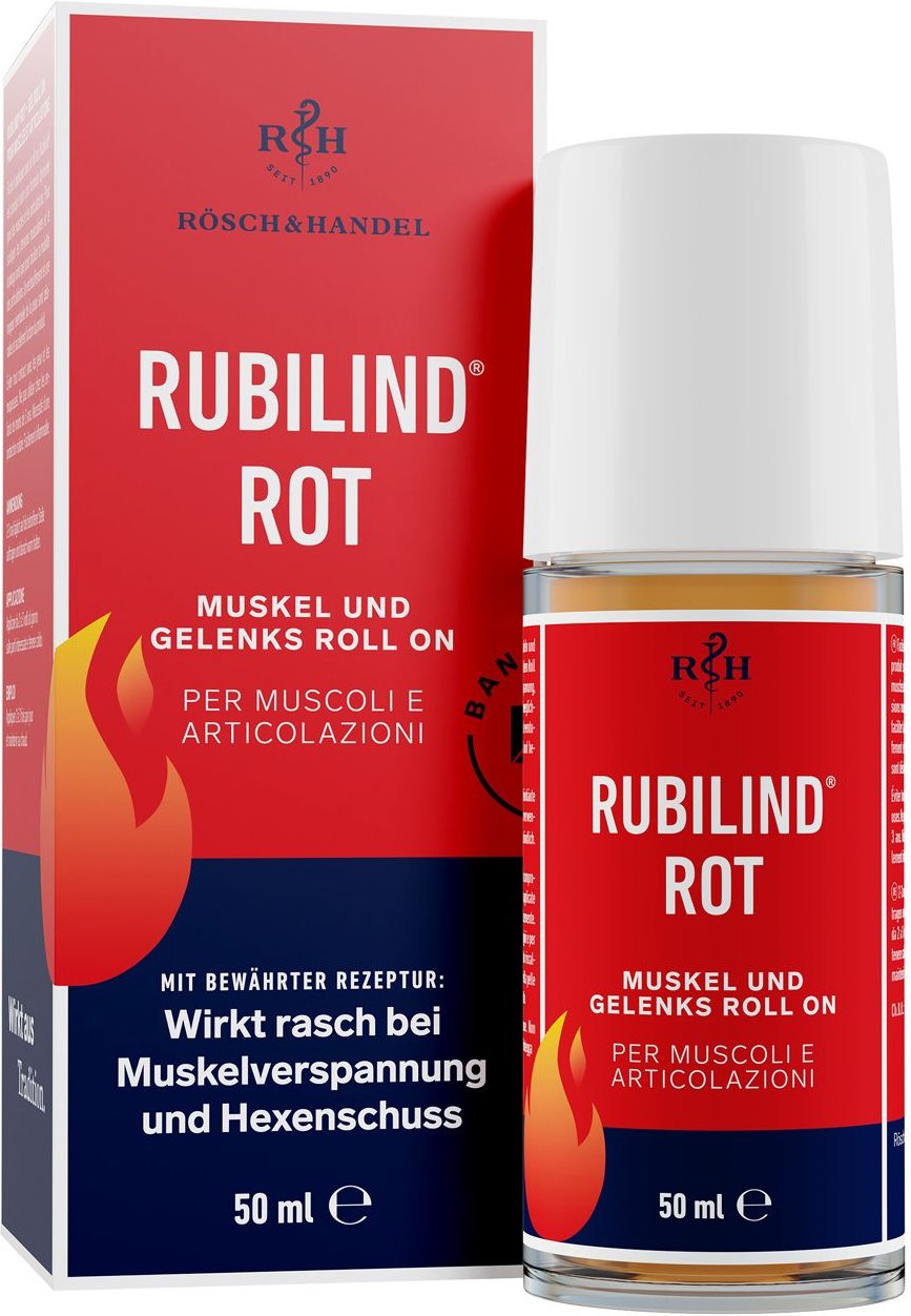 Thumbnail - Rubilind rot Muskel und Gelenks Roll-on 50 ml Roller