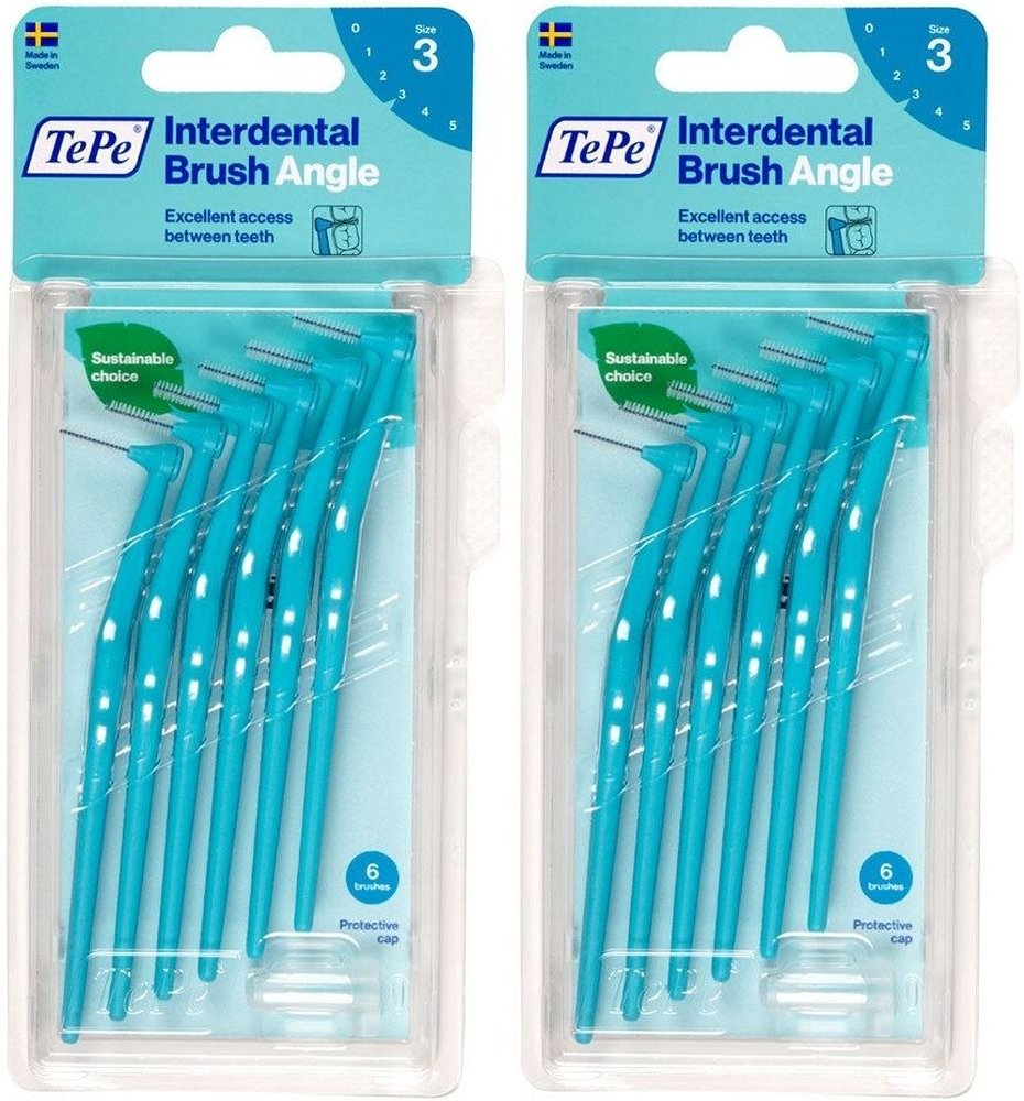 Tepe Angle IDB Blau 0.6 x2 2x6 St Zahnbürste