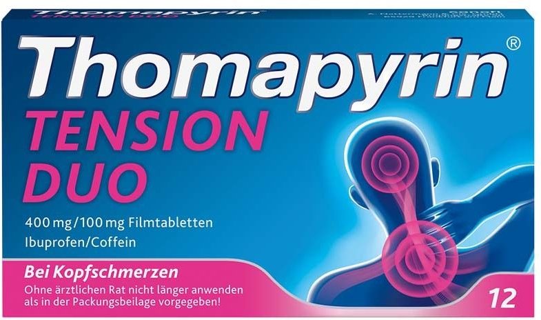 Thomapyrin Tension DUO 400 mg/100 mg Filmtabletten 12 St