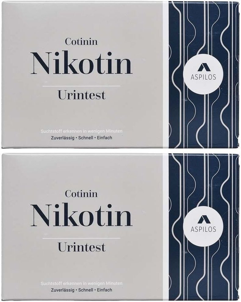 Aspilos Selbsttest Nikotin Urin 2x 2x1 St Test