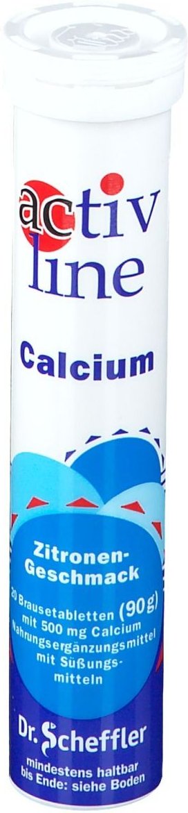 Thumbnail - Activline Calcium Zitrone Brausetabletten 20 St