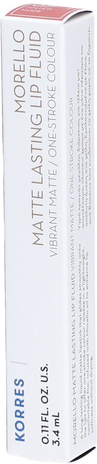 Korres KM Morello Matte Lasting Lip Fluid 07 Nude 3,4 ml Lippenstift