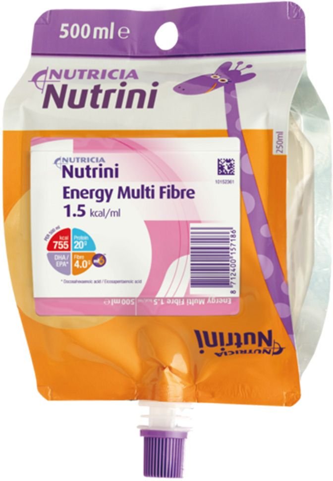 Nutrini Energy MultiFibre SmartPack 12x500 ml Flüssigkeit