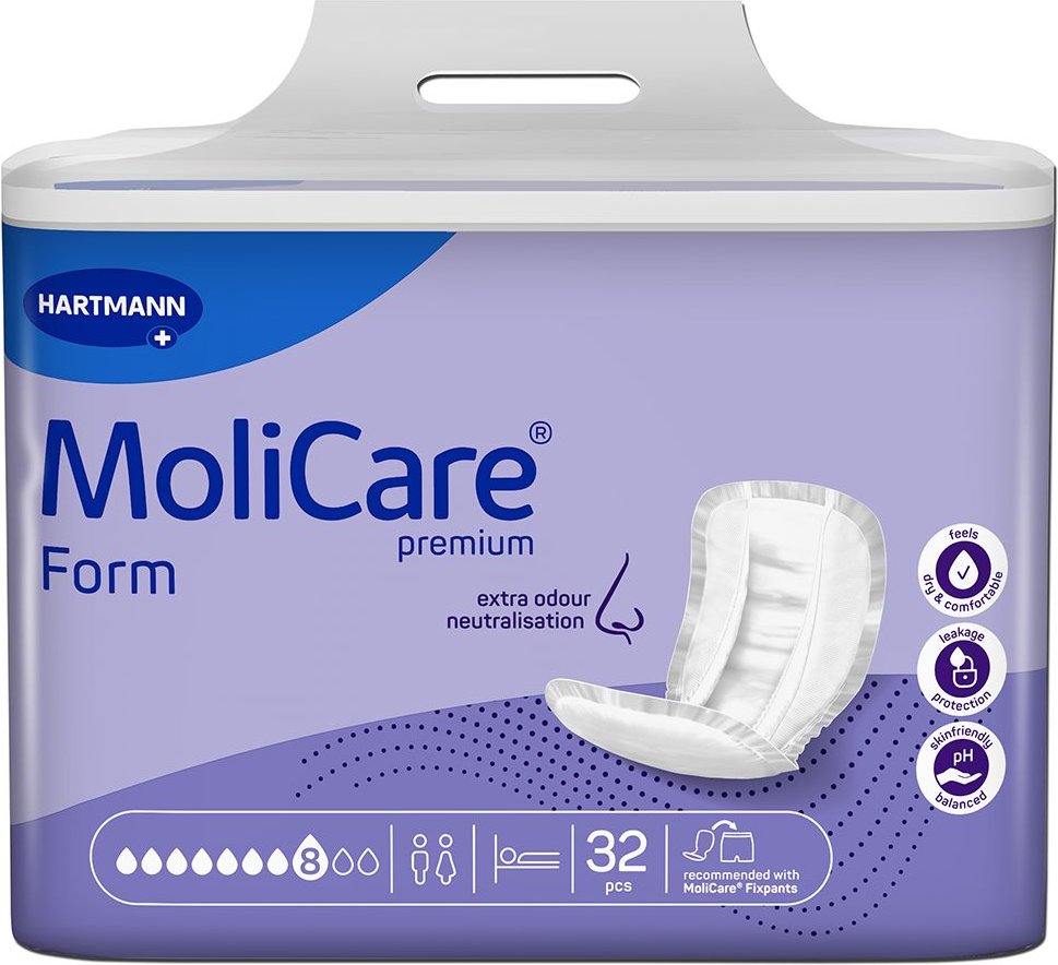 Molicare Premium Form 8 Tropfen 32 St Einlagen