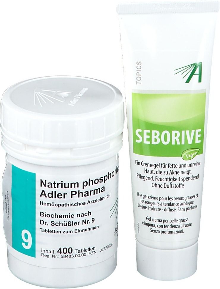 Schüssler Paket für fette Haut Akne Mitesser 1 St Set