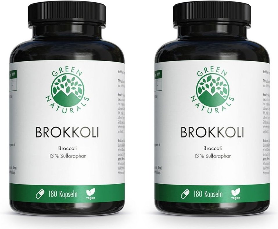Green Naturals Brokkol x2 2x180 St Kapseln
