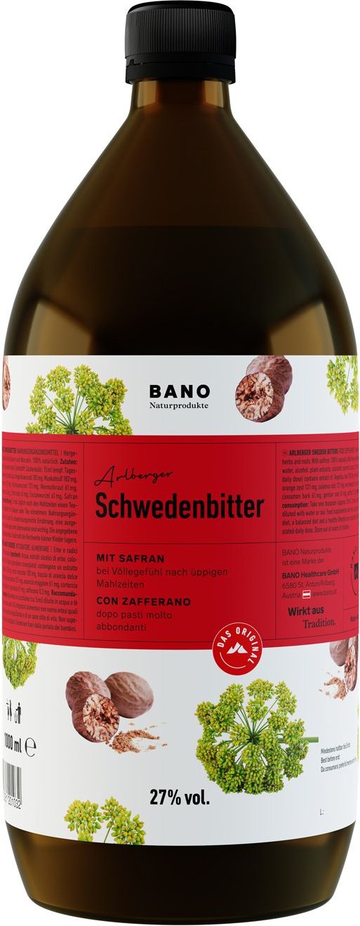 Schwedenbitter Arlberger Elixier 1000 ml
