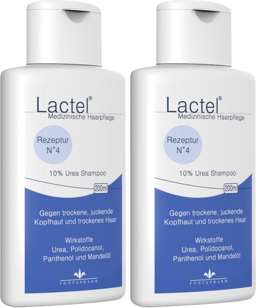 Lactel NR4 Trock Juck Kopf x2 2x200 ml Shampoo