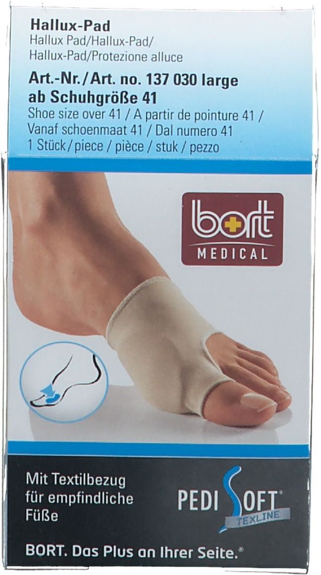 Bort PediSoft TexLine Hallux Pad large 1 St Bandage(s)