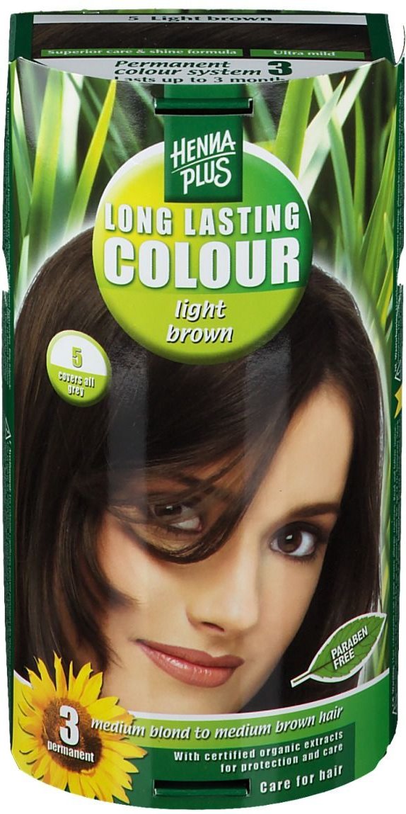 Hennaplus Long Lasting light brown 5 100 ml Flüssigkeit