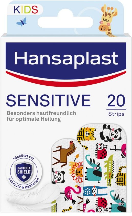 Hansaplast Sensitive Kinder Pflasterstrips 20 St Pflaster