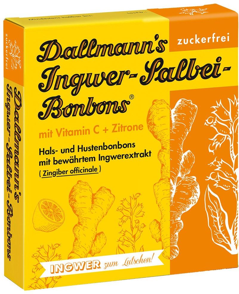 Dallmann's Ingwer Salbei Bonbons 37 g