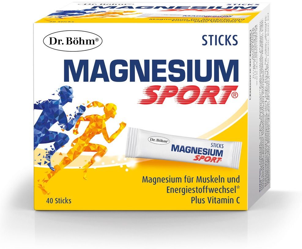 Dr.böhm Magnesium Sport Sticks 40x1,5 g Granulat