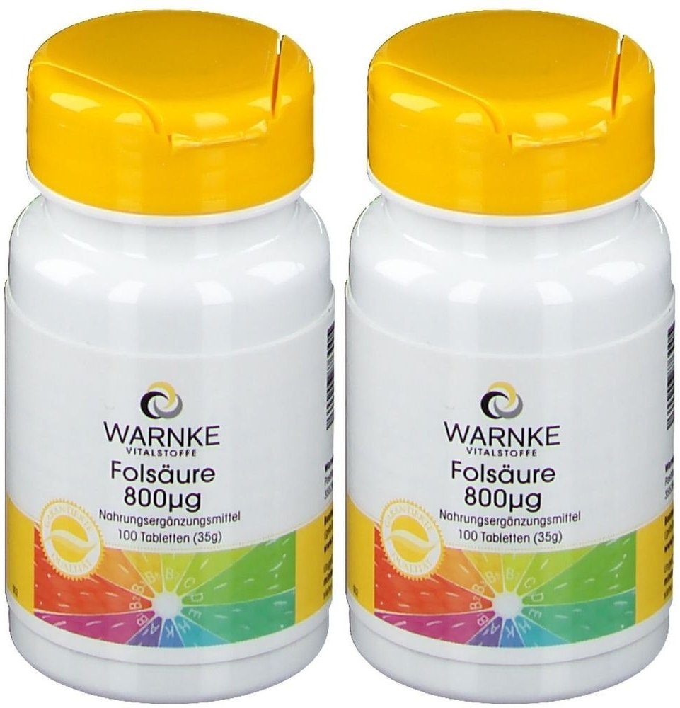 Folsäure 800 Microgramm Tabletten 2x 2x100 St