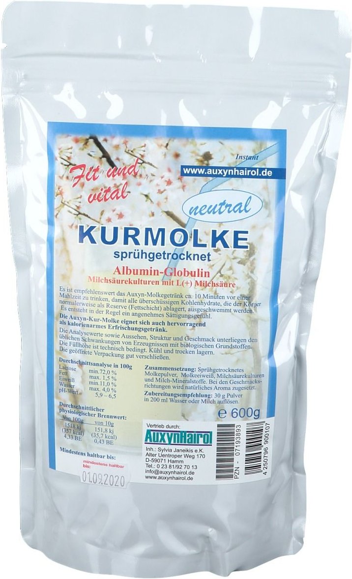 2x Molke KUR 2x600 g Pulver