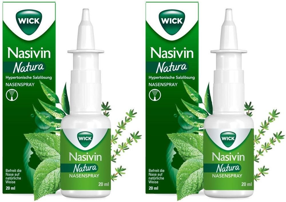 Wick Nasivin Natura Nasenspray x2 2x20 ml