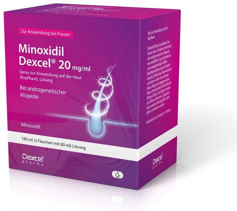 Thumbnail - Minoxidil Dexcel 20 mg / ml Spray z.Anw.a.d.Kopfhaut
