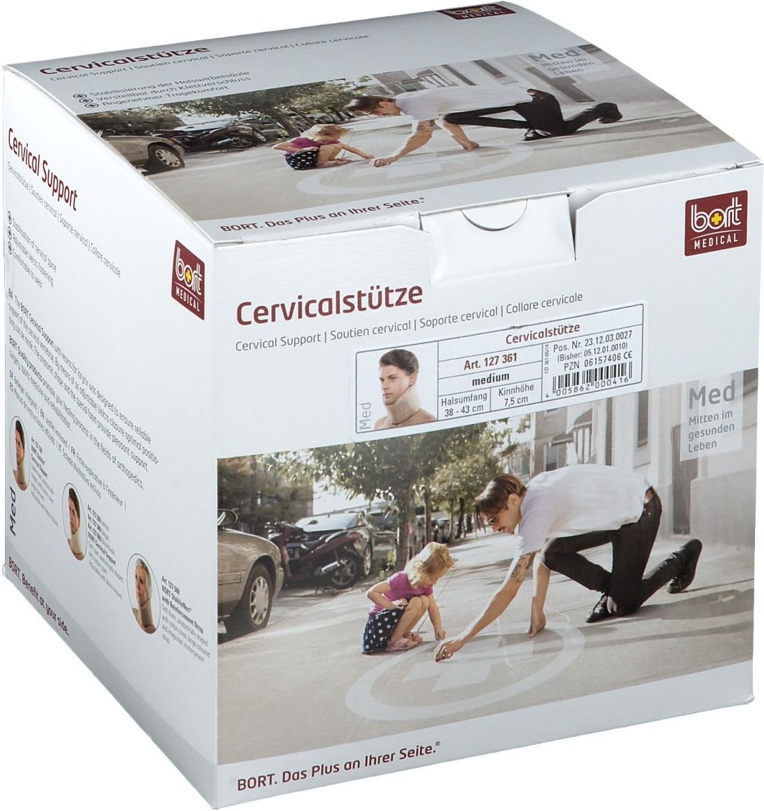 Bort Cervicalst.7,5 cm M haut 1 St Bandage(s)