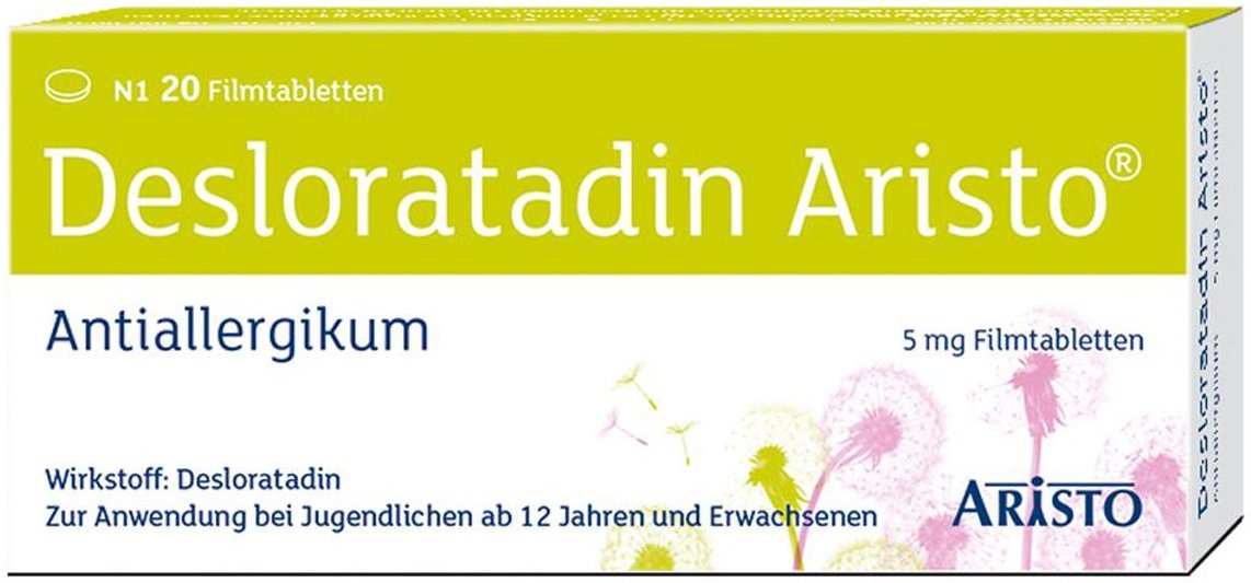 Desloratadin Aristo Antiallergikum 5 mg Filmtabletten