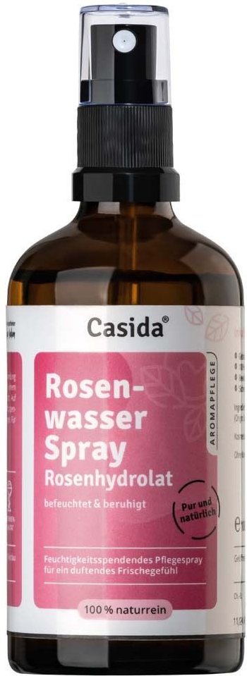 Rosenwasser Spray Rosenhydrolat Bio 100 ml
