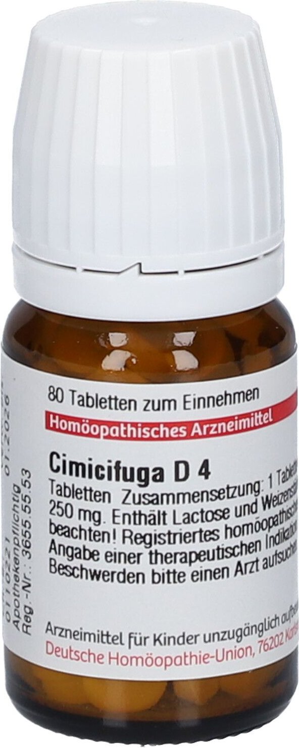 Cimicifuga D 4 Tabletten 80 St