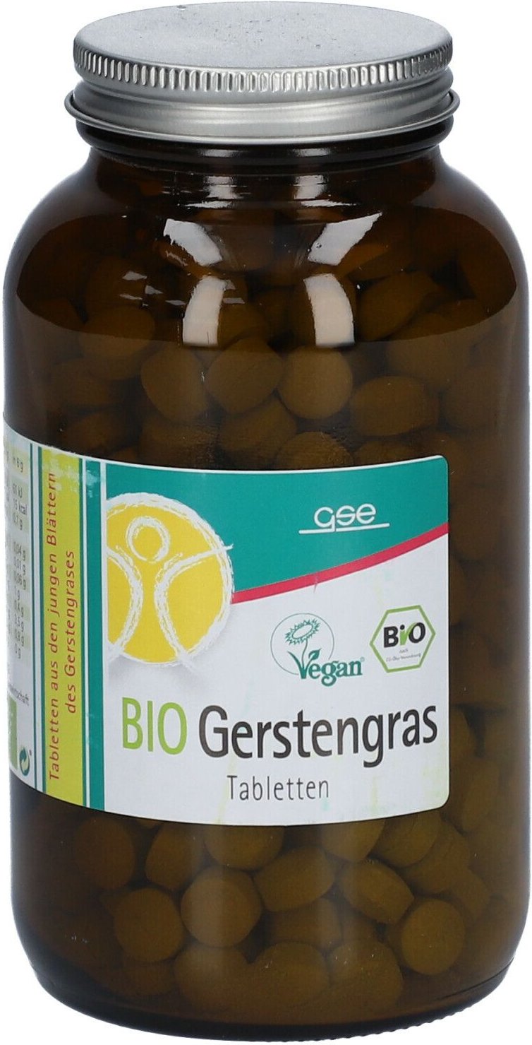GSE Gerstengras 500mg kontrolliert biologisch Tab. 500 St Tabletten