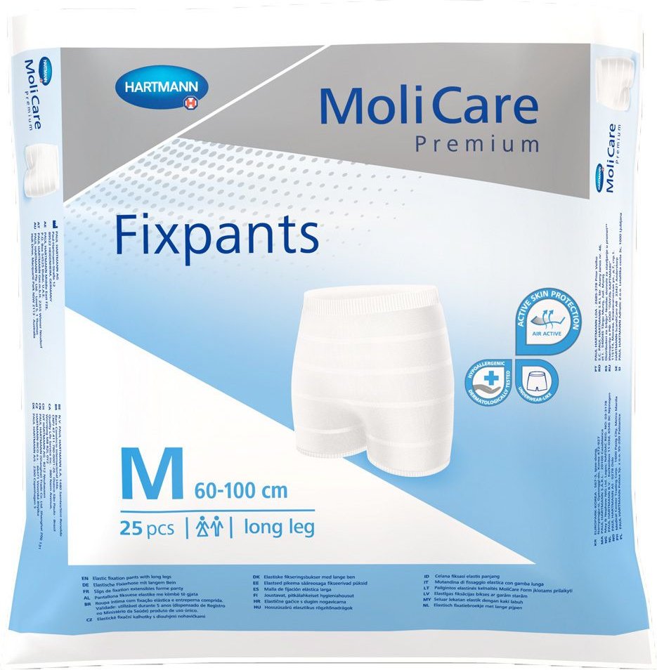 Molicare Premium Fixpants long leg Gr.M 25 St Fixierhosen