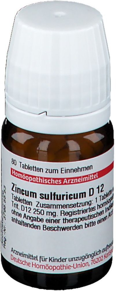 Zincum Sulfuricum D 12 Tabletten 80 St