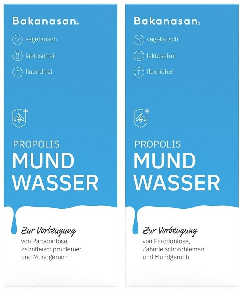 Bakanasan Propolis Mundwasser 2x 2x50 ml